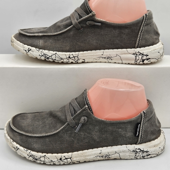 Hey Dude Shoes - Hey Dude Wendy moonwalk gray shoes size 7